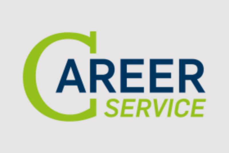 Logo Career Service Grau Schmal